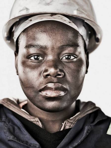 Photograph Robert Wilson South African Miner on One Eyeland