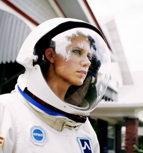 Photograph Ron Berg Space Girl on One Eyeland