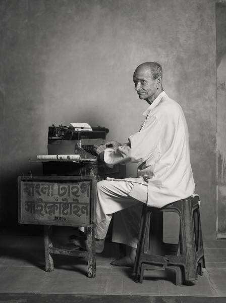 Photograph Supranav Dash Street Typist on One Eyeland