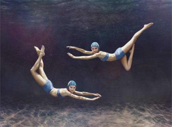 Photograph Rebecca Handler Synchronized Swimming on One Eyeland