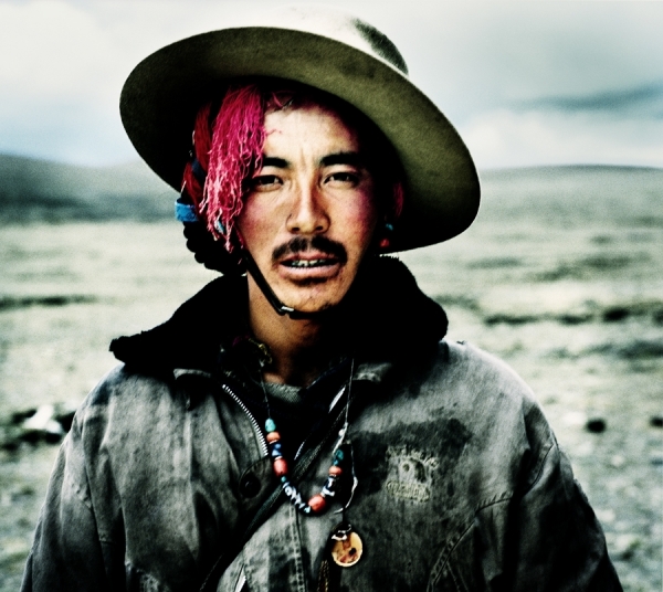 Photograph Simon Stock Tibetan Man on One Eyeland