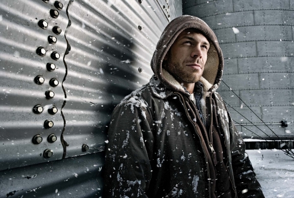 Photograph Andy Goodwin Trucker Snow on One Eyeland