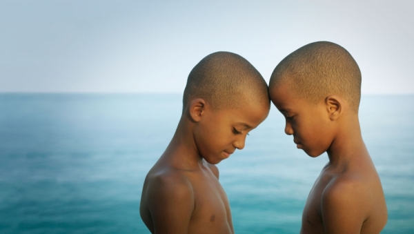 Photograph Caterina Bernardi Twins on One Eyeland