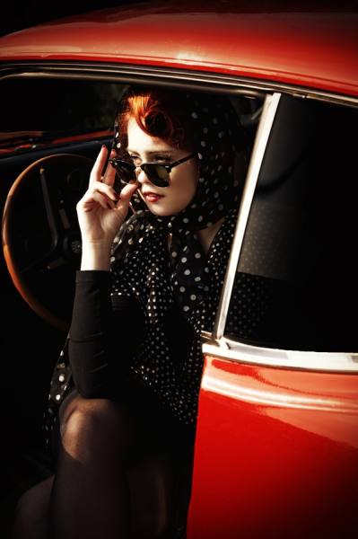 Photograph Eugenia Kyriakopoulou Vintage Red on One Eyeland