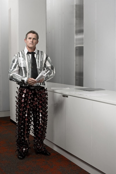 Photograph Ted Sabarese Officewear on One Eyeland