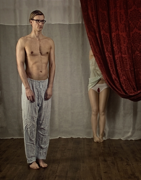 Photograph Peter Kemp Red Flag on One Eyeland