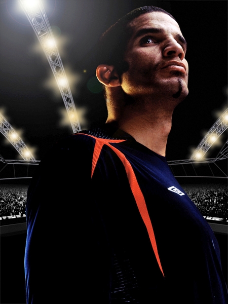 Photograph Chris Terry David James, England on One Eyeland