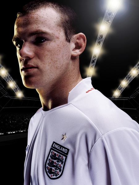 Photograph Chris Terry Wayne Rooney, England on One Eyeland