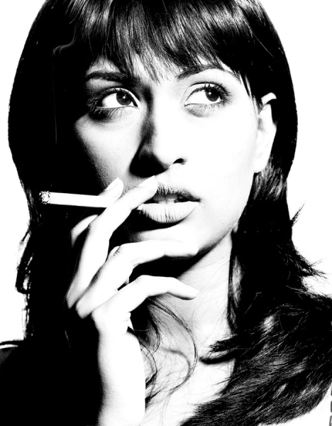 Photograph K Sharad Haksar Smoking on One Eyeland