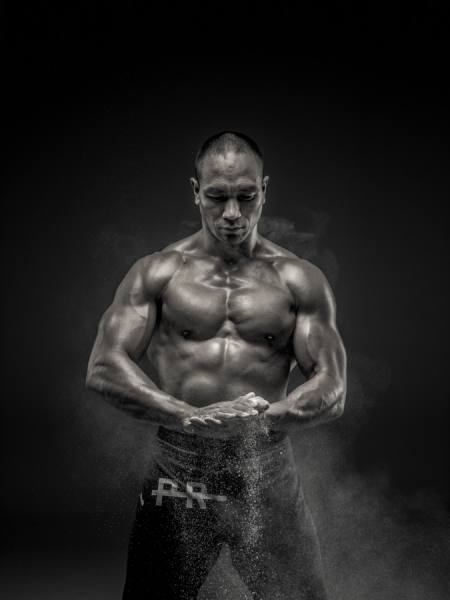 Photograph Andy Mahr Reebok Chalk on One Eyeland