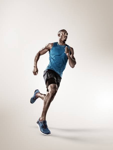 Photograph Andy Mahr Reebok Running on One Eyeland