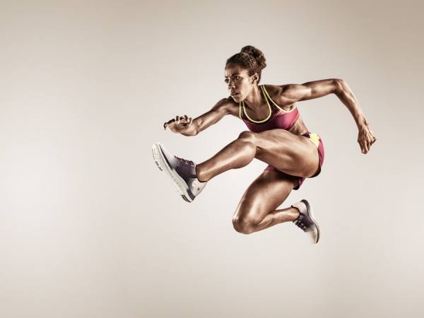 Photograph Andy Mahr Reebok Hurdler on One Eyeland