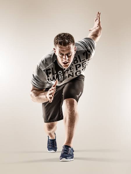 Photograph Andy Mahr Reebok Jj Watt on One Eyeland