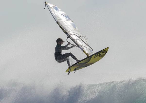 Photograph Ben Welsh Aerial Off The Lip on One Eyeland