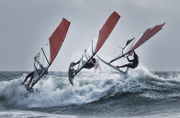 Photograph Ben Welsh Aerial Off The Wave on One Eyeland