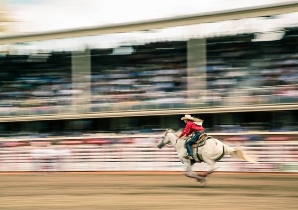Photograph Carl Tremblay Barrel Racer on One Eyeland