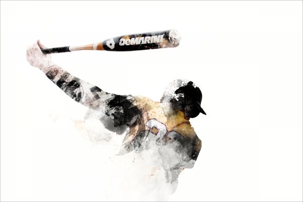 Photograph Christopher Wilson Baseball Batter on One Eyeland