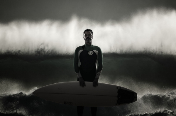 Photograph Ben Welsh Big Wave Surfer on One Eyeland