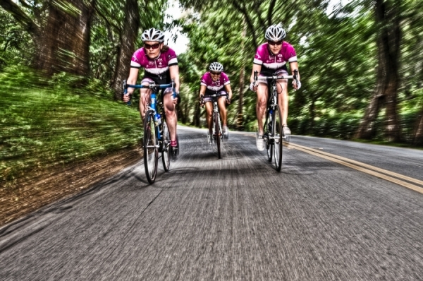 Photograph Matt Beardsley Bikers on One Eyeland