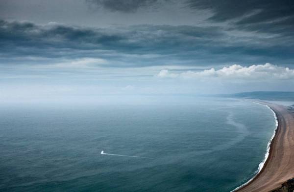 Photograph Robert Wilson Chesil Beach on One Eyeland