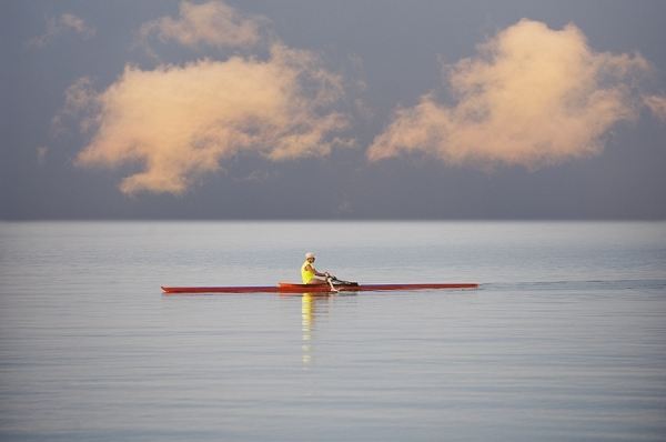 Photograph Mitchell Funk Cloud Sculler on One Eyeland