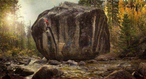 Photograph Andrew Wilz Evening Boulder Session on One Eyeland