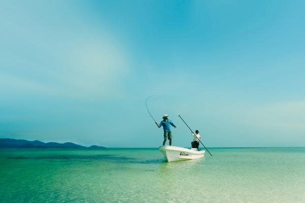 Photograph Christopher Wilson Fishing on One Eyeland