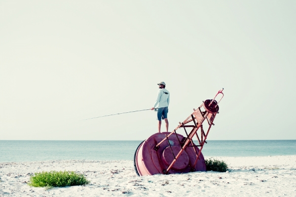 Photograph Christopher Wilson Fishing on One Eyeland