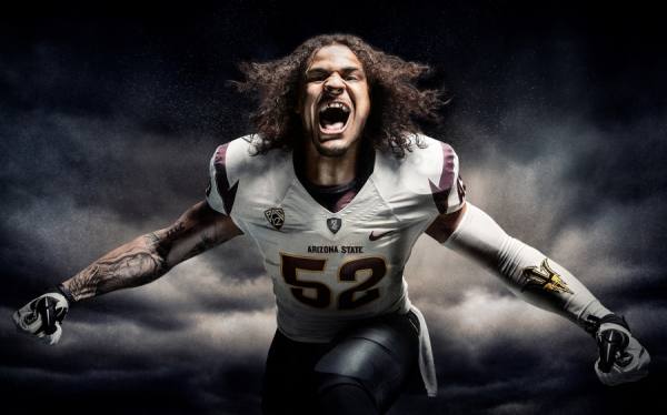 Photograph Blair Bunting Football Scream on One Eyeland