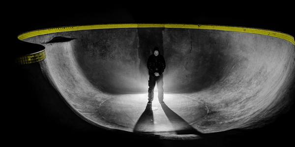 Photograph Mark Wengler Hanibal Lector In Skatbowl on One Eyeland