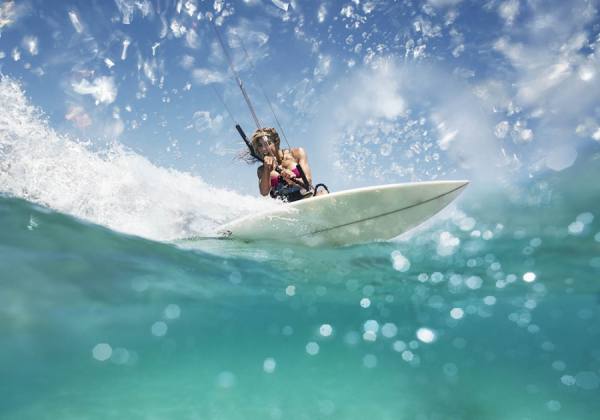 Photograph Ben Welsh Kitesurfing Dream on One Eyeland