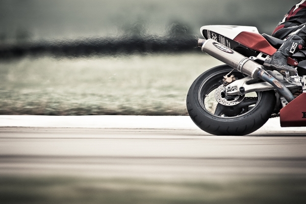 Photograph Andy Mahr Motorcycle on One Eyeland