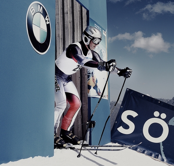 Photograph Simon Stock Olympic Skier on One Eyeland