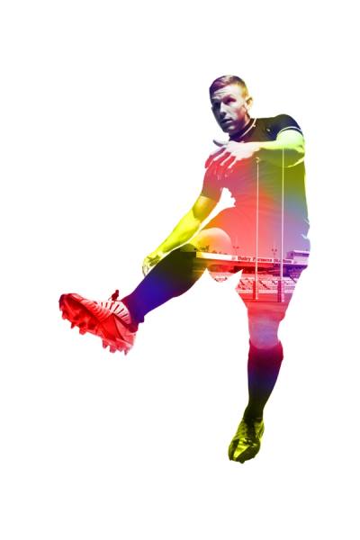 Photograph Andy Harrison Rugby Player on One Eyeland