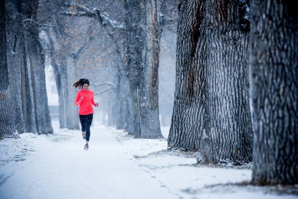 Photograph Jordan Siemens Running In Winter on One Eyeland