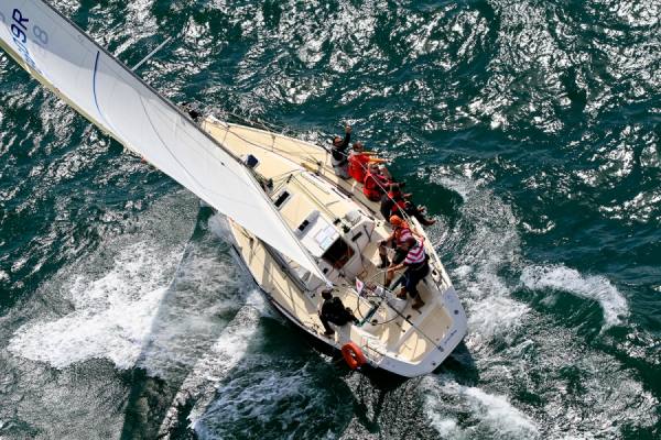 Photograph Andy Green Sailing In Heavy Seas on One Eyeland