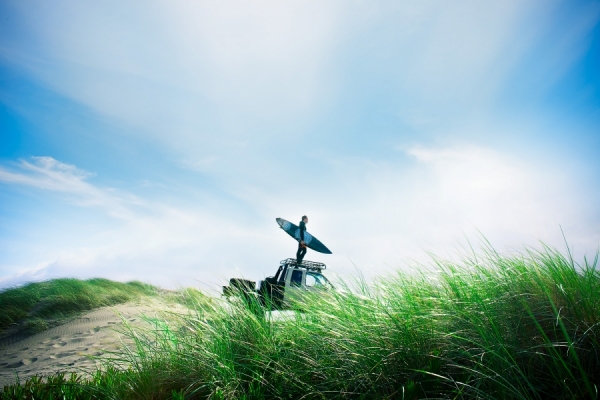 Photograph Christopher Wilson Surfing on One Eyeland