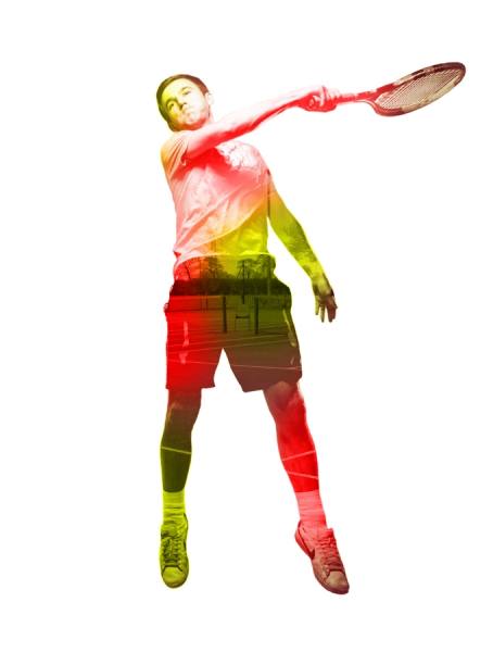 Photograph Andy Harrison Tennis Player on One Eyeland