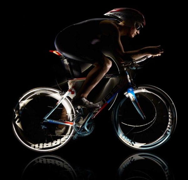 Photograph Atton Conrad Triatlon Light Painting on One Eyeland