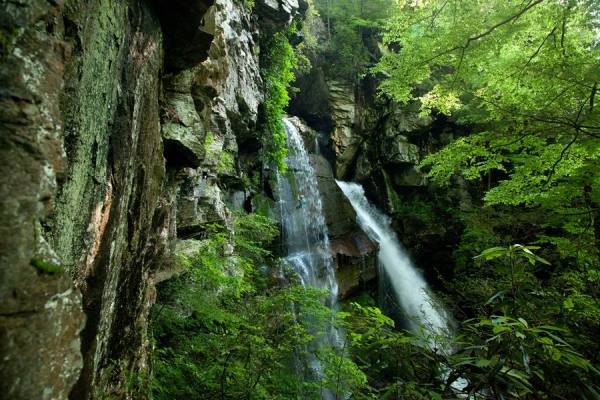 Photograph Chip Henderson Waterfall Repel on One Eyeland