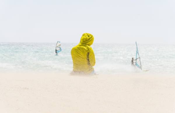 Photograph Andrew Lever Windsurfing Widow on One Eyeland