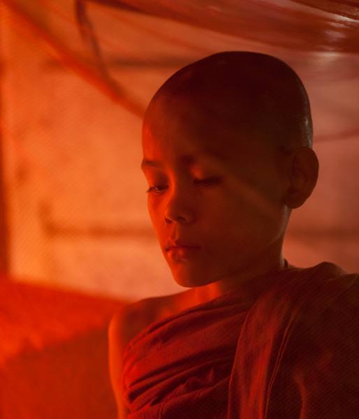 Photograph John Lund Young Monk on One Eyeland