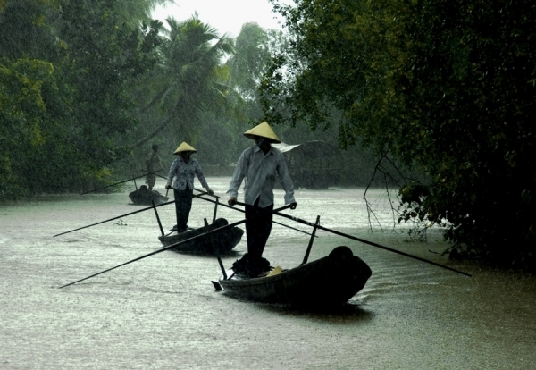 Photograph Sumesh Senan Boatmen on One Eyeland