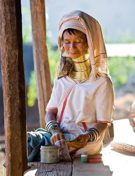Photograph John Lund Burmese Tribal Woman on One Eyeland