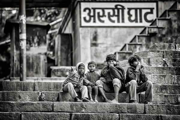 Photograph Pavol Delej Four Boys on One Eyeland