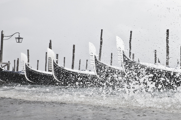 Photograph Axel Fassio Gondolas on One Eyeland