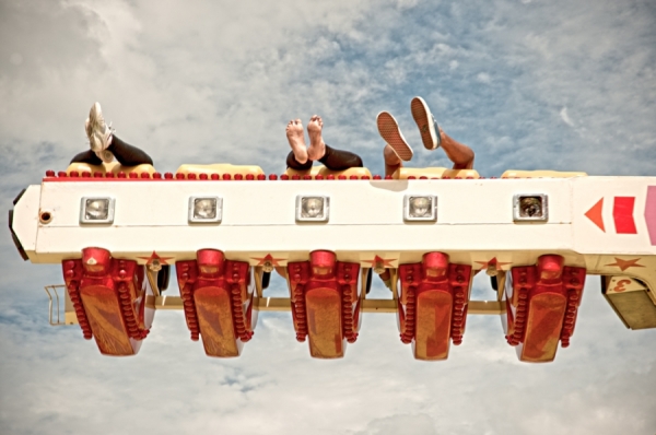 Photograph Adam Regan Hastings Fun Fair 2 on One Eyeland