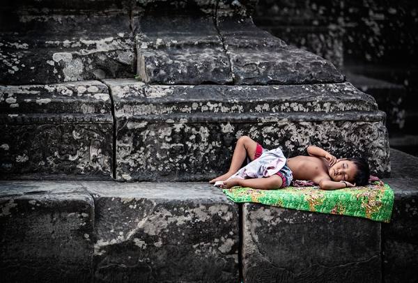 Photograph Pavol Delej Having Rest on One Eyeland