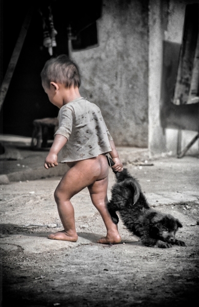 Photograph Clint Hudson Just Walking The Dog on One Eyeland