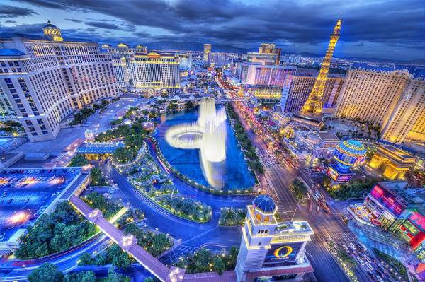 Photograph Mitchell Funk Las Vegas Skyline on One Eyeland